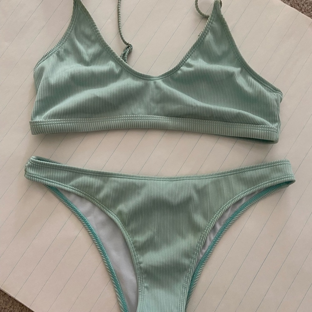 Sea foam green bikini XL shein